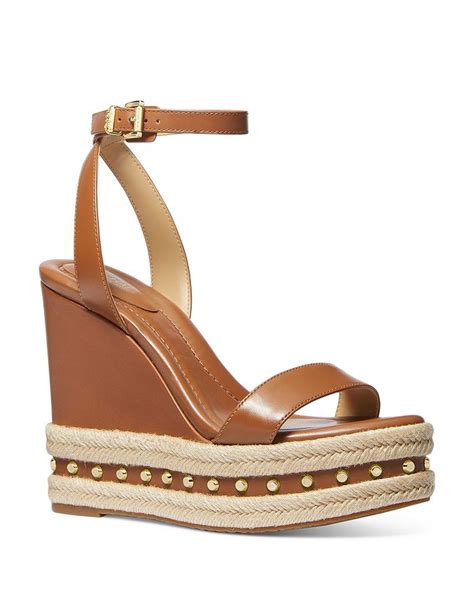 michael kors leighton wedge|Michael Kors wedges for women.